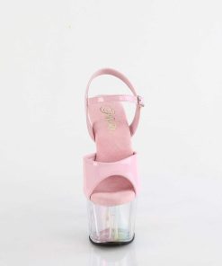 Hoga Klackar Mer Plata höga klackar | Transparent Plata 18 Cm Adore-709Ht Rosa Hogklackat Sandaler Kvinnor