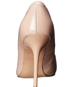 Stora Hoga Klackar For Man höga klackar | Beige Lack 10 Cm Classique-20 Pumps Hogklackade Herrskor