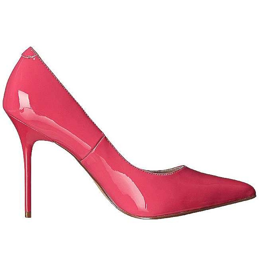 Pumps Klackar Utan Plata höga klackar | Pink Lack 10 Cm Classique-20 Spetsiga Pumps Med Stilettklackar