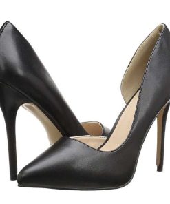 Pumps Klackar Utan Plata höga klackar | Svart Konstlader 13 Cm Amuse-22 Klassiska Pumps Klackskor Dam