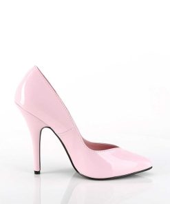 Stora Hoga Klackar For Man höga klackar | Rosa Lack 13 Cm Seduce-420V Pumps Hogklackade Herrskor