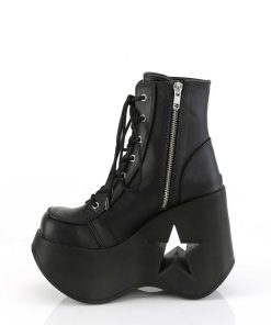 Demoniacult Skor & Stovlar Dam höga klackar | Vegan Emo 13 Cm Dynamite-106 Alternativa Wedge Plataboots Svart