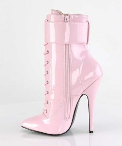 Fetish Skor & Extrema Stovlar höga klackar | Rosa 15 Cm Domina-1023 Stiletto Ankle Boots Med Hoga Klackar