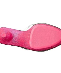 Slip In Klackar Mer Plata höga klackar | Pink 18 Cm Adore-701Uvg Neon Plata Tofflor Dam Med Klack