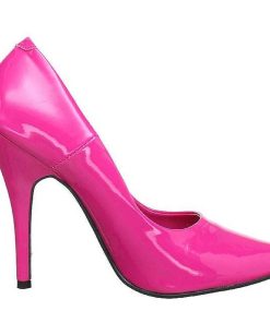 Pumps Klackar Utan Plata höga klackar | Fuchsia Lack 13 Cm Seduce-420 Spetsiga Pumps Med Hoga Klackar