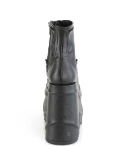 Demoniacult Skor & Stovlar Dam höga klackar | Vegan 15 Cm Wave-110 Plata Kilklack Ankel Booties