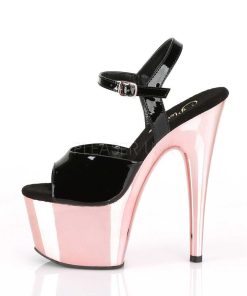 Hoga Klackar Mer Plata höga klackar | Lacklader 18 Cm Adore-709 Rosa Platform Hogklackade Skor