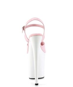 Hoga Klackar Mer Plata höga klackar | Rosa Plata 20 Cm Flamingo-809 Pleaser High Heels Skor