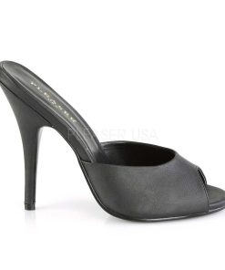 Slip In Klackar Utan Plata höga klackar | Konstlader 13 Cm Pleaser Seduce-101 Hogklackade Slipper Skor