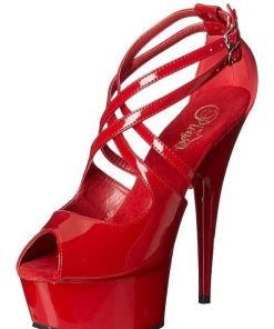 Pumps Klackar Mer Plata höga klackar | Rod Lack 15 Cm Pleaser Delight-612 Hoga Platapumps