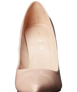 Stora Hoga Klackar For Man höga klackar | Beige Lack 10 Cm Classique-20 Pumps Hogklackade Herrskor