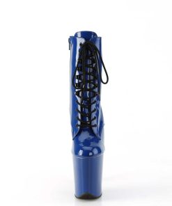 Stovletter Dam Med Plata höga klackar | Flamingo-1020 20 Cm Pleaser Hogklackade Boots Bla