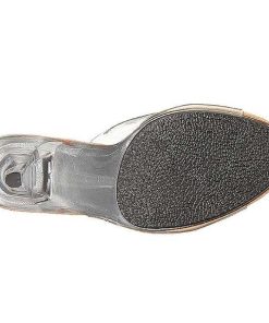 Slip In Klackar Utan Plata höga klackar | Brun Transparent 11 Cm Caress-401 Plata Hogklackade Slipper Skor