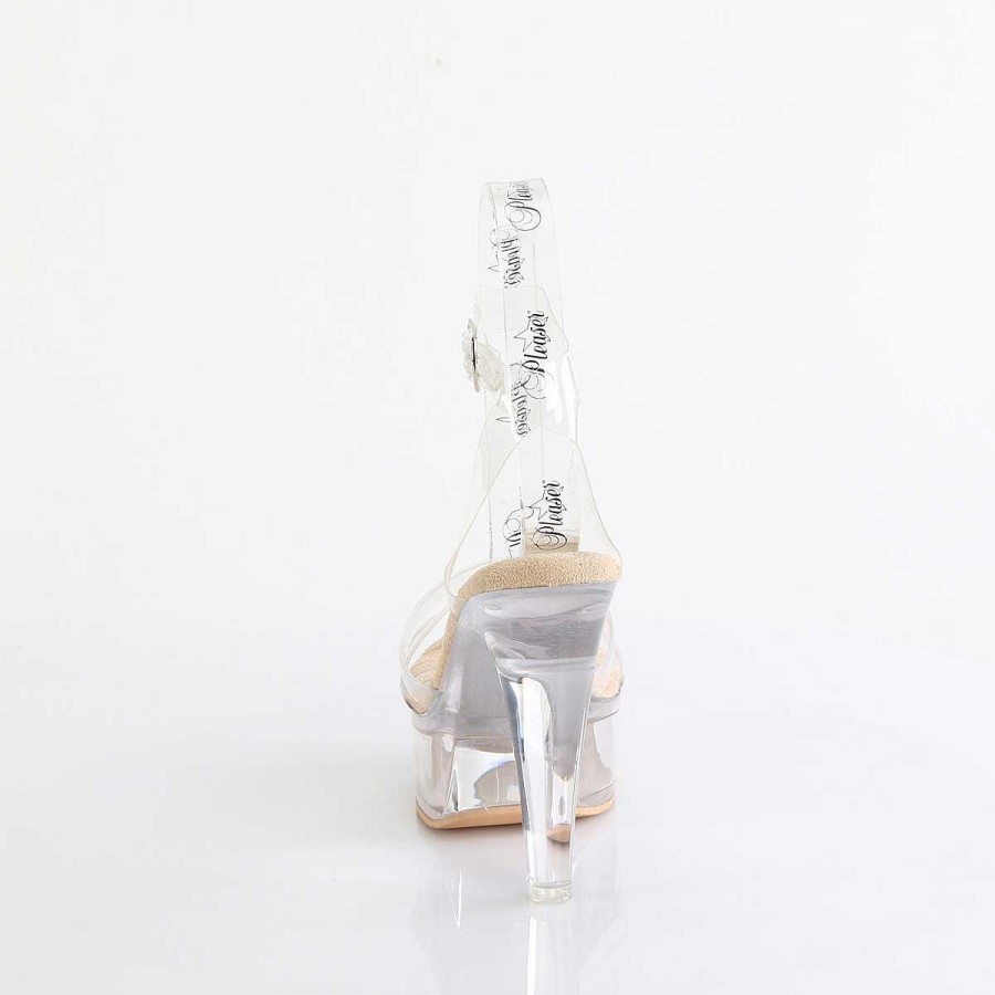 Hoga Klackar Mini Plata höga klackar | Transparent 13 Cm Martini-505 Beige Plata Hogklackat Sandaler Kvinnor