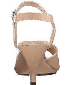 Stora Hoga Klackar For Man höga klackar | Beige Lack 8 Cm Belle-309 Hoga Klackar Skor For Man