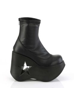 Demoniacult Skor & Stovlar Dam höga klackar | Vegan Emo 13 Cm Dynamite-100 Alternativa Wedge Plataboots Svart