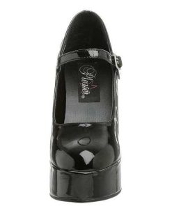 Pumps Klackar Mini Plata höga klackar | Svart Lack 13 Cm Dolly-50 Mary Jane Hoga Platapumps