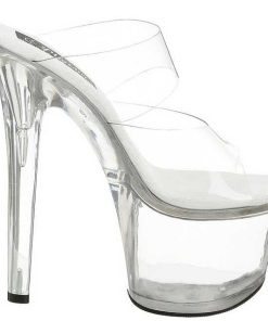 Slip In Klackar Mer Plata höga klackar | Transparent 18 Cm Sky-302 Plata Hogklackade Slipper Skor