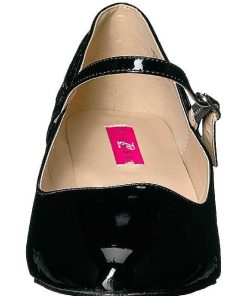 Stora Hoga Klackar For Man höga klackar | Svart Lacklader 5 Cm Fab-425 Stora Storlekar Pumps Skor