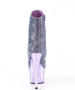 Stovletter Dam Med Plata höga klackar | Lavendel Strass Stenar Plataboots 18 Cm Adore-1020Chrs Hogklackade Boots