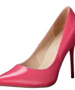 Stora Hoga Klackar For Man höga klackar | Fuchsia Lack 10 Cm Classique-20 Pumps Hogklackade Herrskor