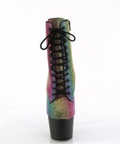 Stovletter Dam Med Plata höga klackar | Adore-Rrs 18 Cm Pleaser Hogklackade Boots Strass