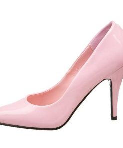 Pumps Klackar Utan Plata höga klackar | Rosa Lack 10 Cm Vanity-420 Spetsiga Pumps Med Hoga Klackar