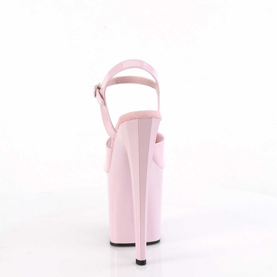 Hoga Klackar Mer Plata höga klackar | Lacklader 19 Cm Enchant-709 Rosa Pleaser Hogklackade Skor Med Platform