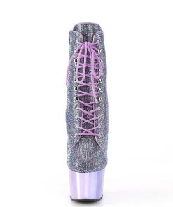 Stovletter Dam Med Plata höga klackar | Lavendel Strass Stenar Plataboots 18 Cm Adore-1020Chrs Hogklackade Boots