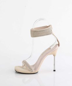 Hoga Klackar Utan Plata höga klackar | Beige 11,5 Cm Chic-40 Fabulicious Stilettklack Sandaler