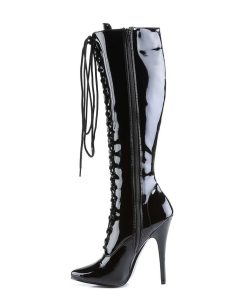 Fetish Skor & Extrema Stovlar höga klackar | Lacklader Stovlar 16 Cm Domina-2020 Fetish Stiletto Lackboots Hoga Klackar