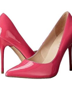 Pumps Klackar Utan Plata höga klackar | Pink Lack 10 Cm Classique-20 Spetsiga Pumps Med Stilettklackar