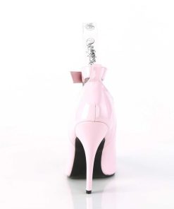 Pumps Klackar Utan Plata höga klackar | Rosa Lackpumps 13 Cm Seduce-431 Ankelrem Pumps - Lackpumps Med Ankelband