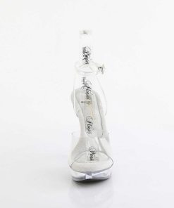 Hoga Klackar Mini Plata höga klackar | Transparent 13 Cm Cocktail-506 Plata Hogklackat Sandaler Kvinnor