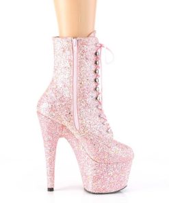 Stovletter Dam Med Plata höga klackar | Rosa Glitter 18 Cm Adore-1020Gdlg Pole Dance Ankleboots