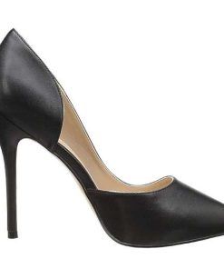 Pumps Klackar Utan Plata höga klackar | Svart Konstlader 13 Cm Amuse-22 Klassiska Pumps Klackskor Dam