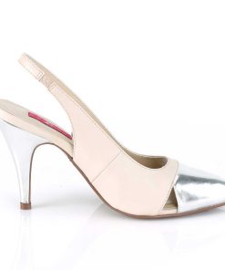 Stora Hoga Klackar For Man höga klackar | Beige 10 Cm Dream-405 Slingback Pumps For Man