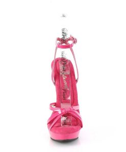 Hoga Klackar Mini Plata höga klackar | Pink Lack Sandaler 15 Cm Sultry-638 Plata Hogklackat Sandaler