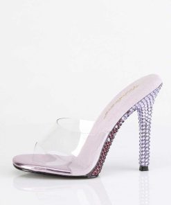 Slip In Klackar Utan Plata höga klackar | Lavendel Mules 11,5 Cm Gala-01Dmm Strass Mules Med Stilettklack