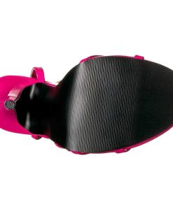 Fetish Skor & Extrema Stovlar höga klackar | Fuchsia 15 Cm Domina-108 Fetish Sandaler Med Stilettklack