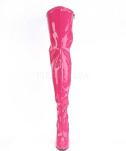 Larhoga Stovlar Utan Plata höga klackar | Fuchsia Lack 13 Cm Seduce-3000 Larhoga Stovlar Med Klack