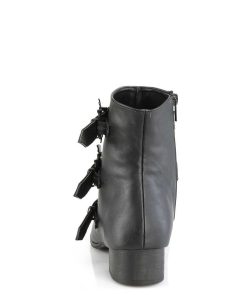 Demoniacult Skor & Stovlar Herr höga klackar | Vegan Warlock-50-B Spetsiga Boots - Herr Winklepicker Boots 3 Spaender