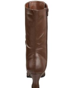 Stovletter Dam Utan Plata höga klackar | Brun 7 Cm Victorian-120 Dam Boots Med Snorning