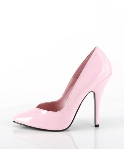 Stora Hoga Klackar For Man höga klackar | Rosa Lack 13 Cm Seduce-420V Pumps Hogklackade Herrskor