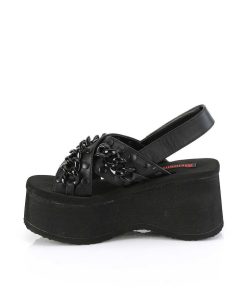 Demoniacult Skor & Stovlar Dam höga klackar | Vegan 6,5 Cm Demoniacult Funn-12 Lolita Sandaler Med Plata