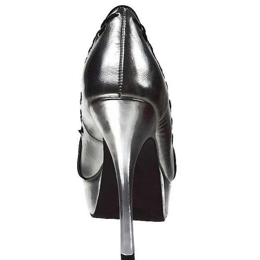 Pumps Klackar Mini Plata höga klackar | Konstlader 13,5 Cm Pixie-18 Dam Pumps Skor Med Oppen Ta