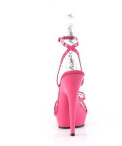 Hoga Klackar Mini Plata höga klackar | Pink Lack Sandaler 15 Cm Sultry-638 Plata Hogklackat Sandaler