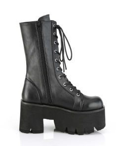 Demoniacult Skor & Stovlar Dam höga klackar | Vegan 9 Cm Ashes-105 Demoniacult Alternativa Plataboots Svart