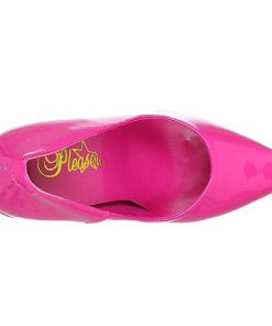 Stora Hoga Klackar For Man höga klackar | Fuchsia Lack 13 Cm Seduce-420 Pumps Hogklackade Herrskor