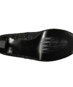 Stora Hoga Klackar For Man höga klackar | Svart Glitter 10 Cm Queen-01 Stora Storlekar Pumps Skor